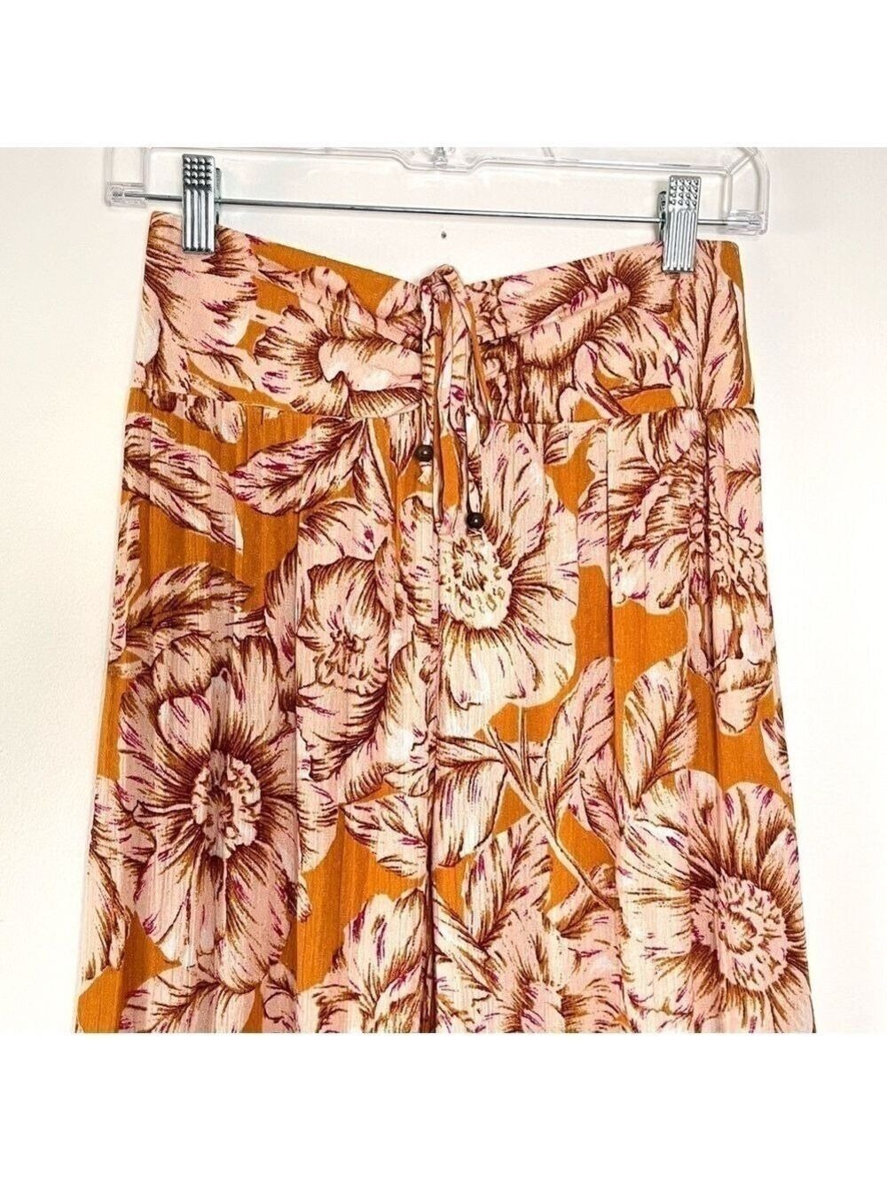 Band of the Free Arizona Gold Floral Wide Leg Pants Small - Picture 5 of 13
